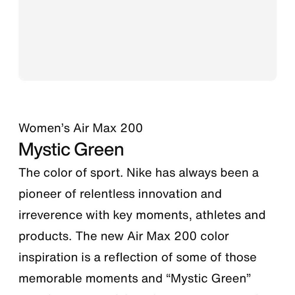 Nike AirMax 200 Mystic Green Sz 7 - Picture 9 of 9